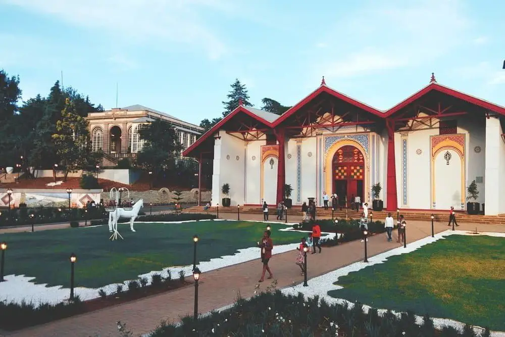 Image: A Historical palace in the unity park