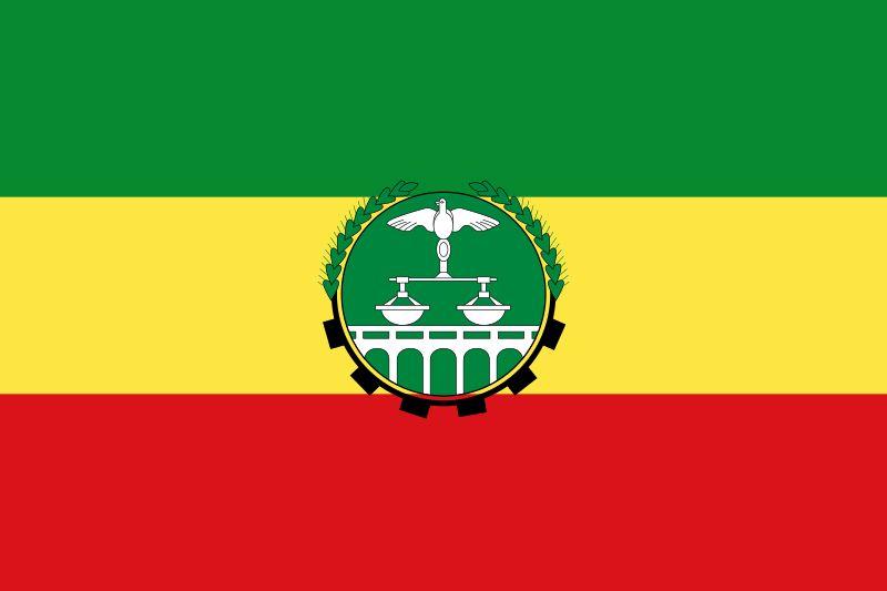 The Ethiopian Transitional Government's State Flag, 1992