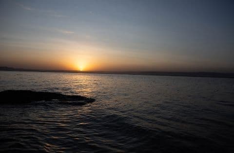 Lake Hawassa in the evening