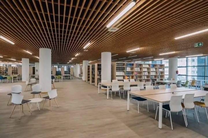 Image: Abrhot library from inside