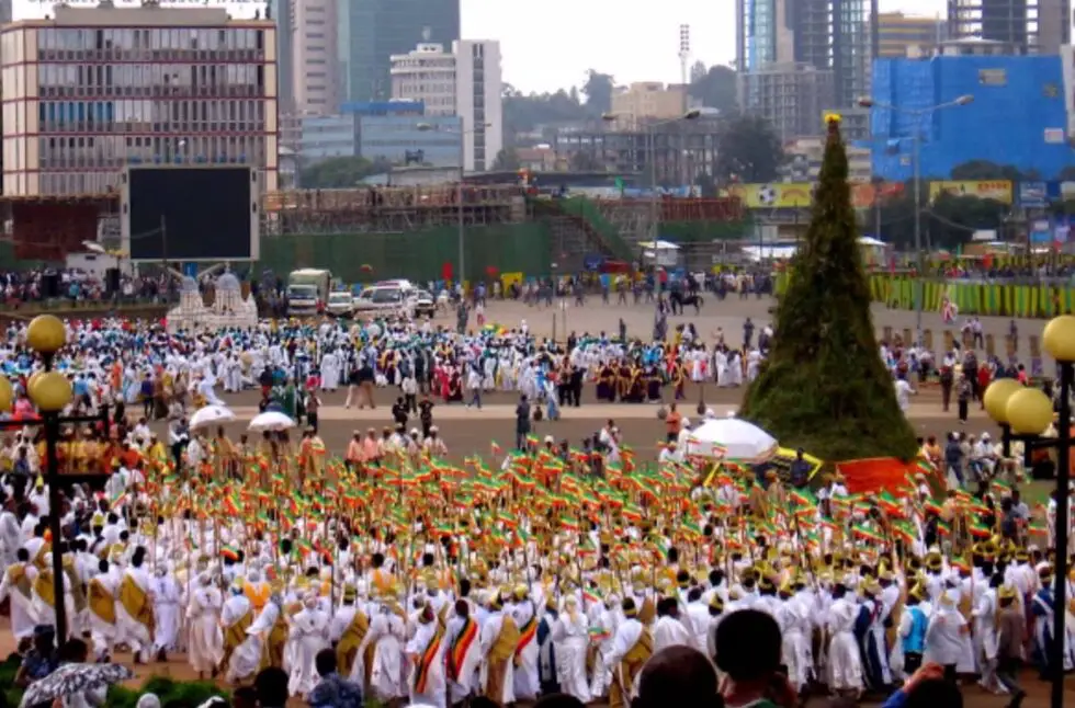 Meskel Festival Ethiopian True Cross Celebration Typical Ethiopian