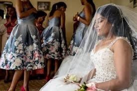 Ethiopian Wedding - Bride waiting for her groom