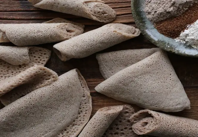 Injera - Ethiopian Gluten free flat bread