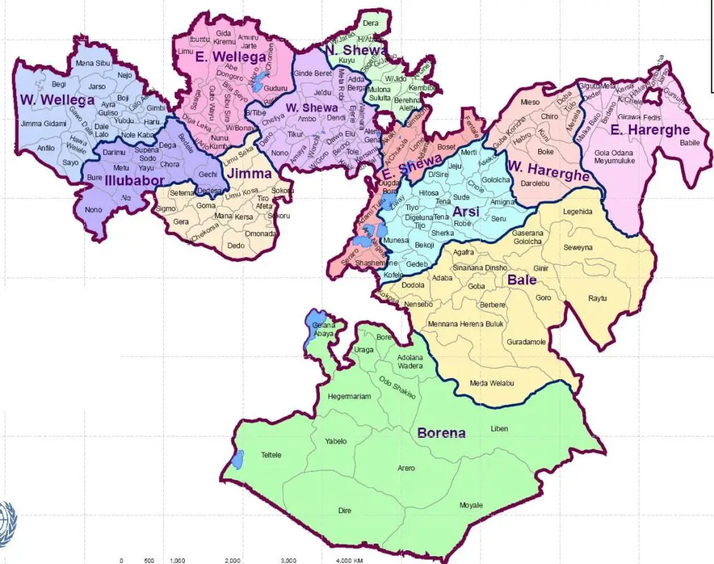 Oromo Map