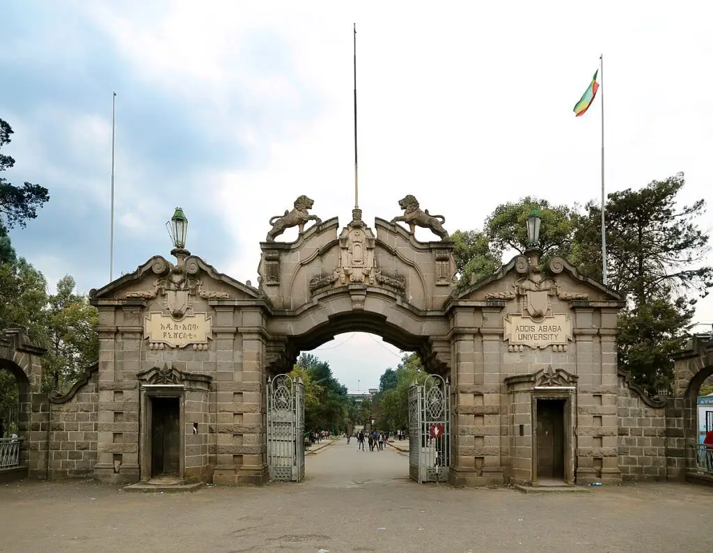 Addis Ababa University main gate