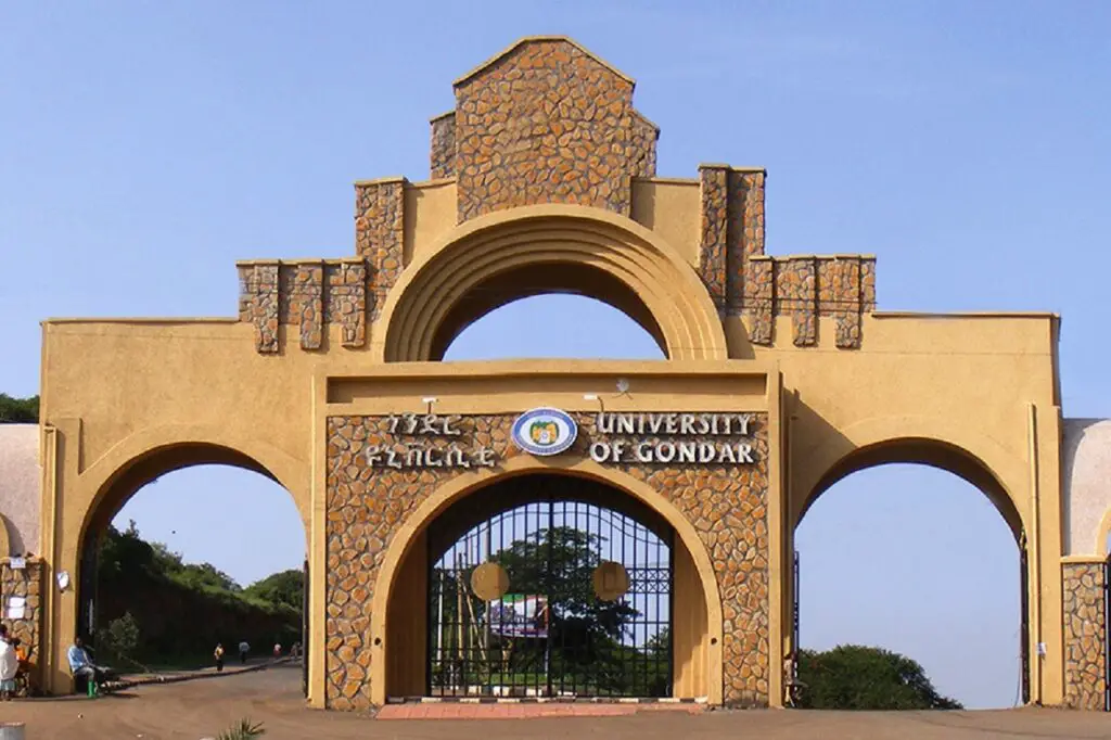 Gondar University gate