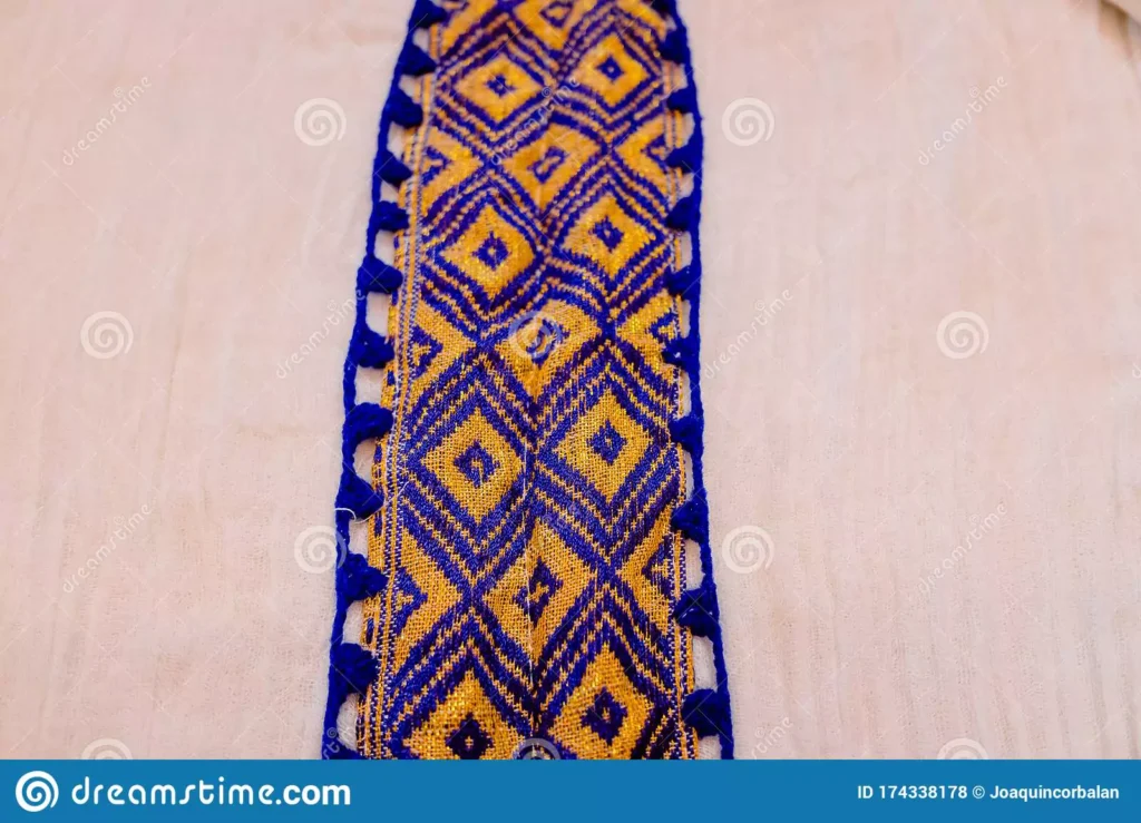 Finishing of Ethiopian traditional cloth