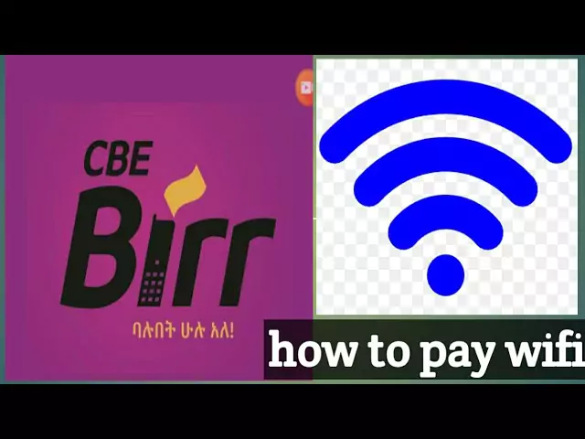 Paying wifi using cbe birr