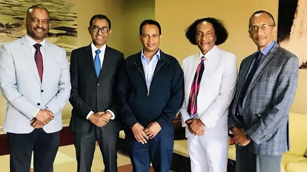 The Ethiopian diaspora association members